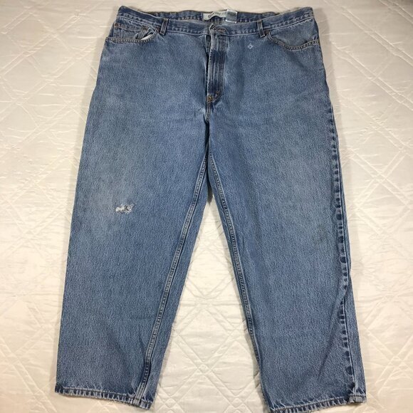 Levis 560 Comfort Fit Blue Jeans Mens Size 46 X 30 Straight Well‎ Worn - Picture 1 of 7
